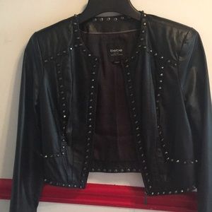 Classy Black Leather Biker Jacket